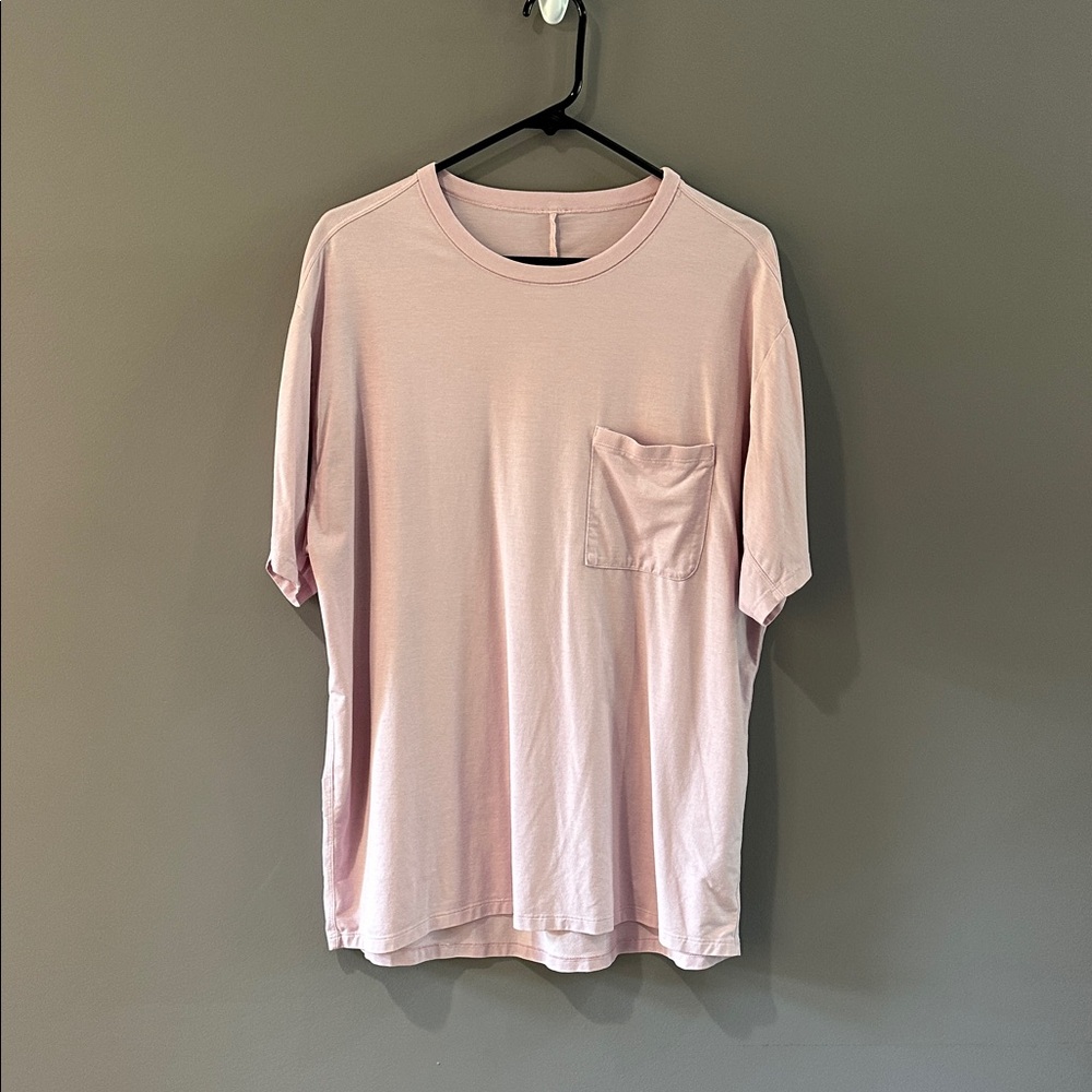 Lululemon Light Pink/lavender T-Shirt with Pocket